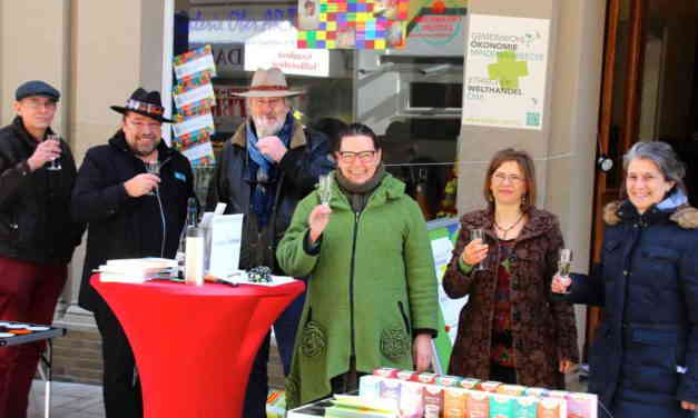 Welt-Glückstag in der Obermarktstraße